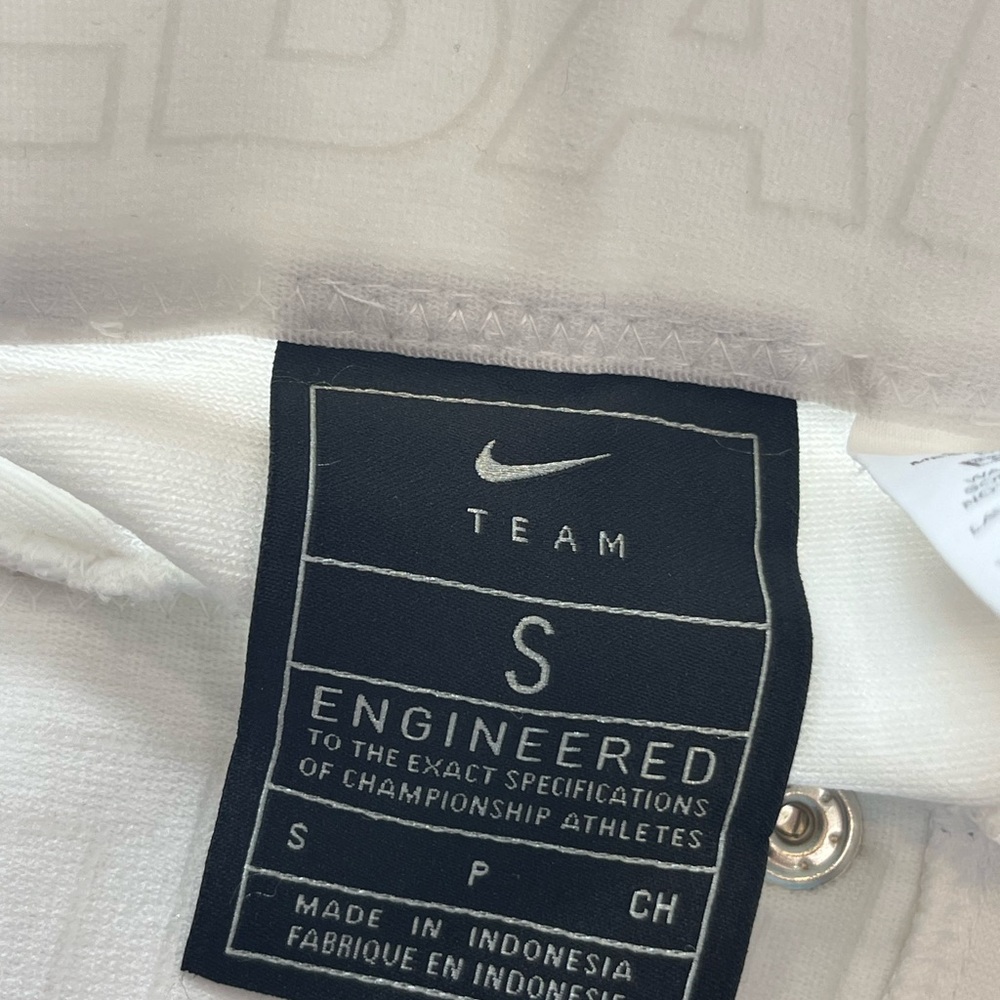 Nike Men’s White Baseball Pants with Black Swoosh - Picture 6 of 9